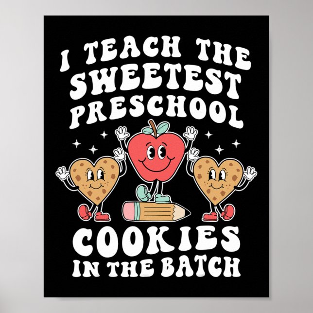 Póster Enseño El Mejor Profesor De Cocinas Preescolares V (Frente)