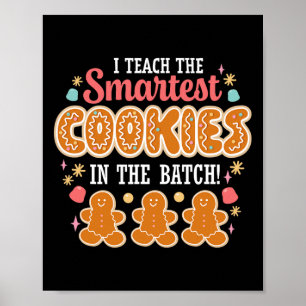 Póster Enseño Las Cookies Más Inteligentes En El Maestro