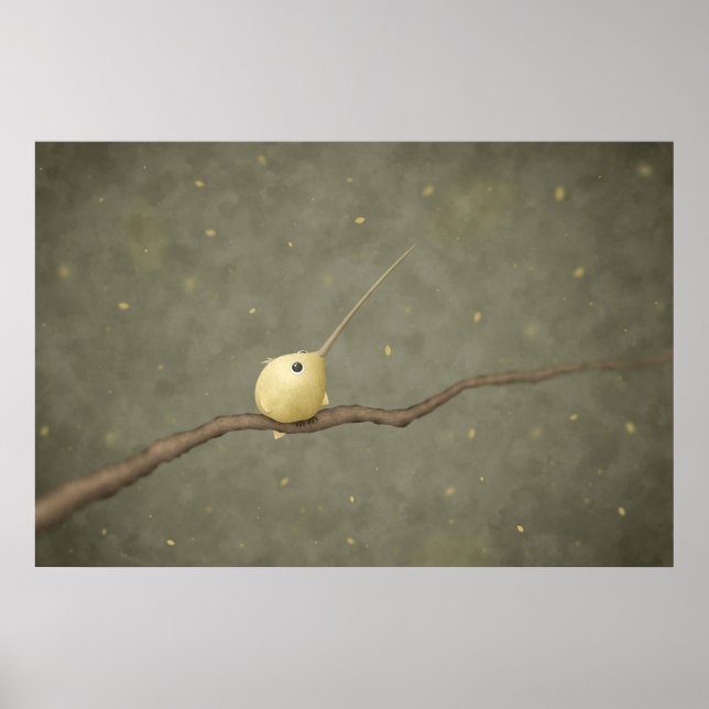 Póster Ensifera ensifera (Colibrí) (Frente)