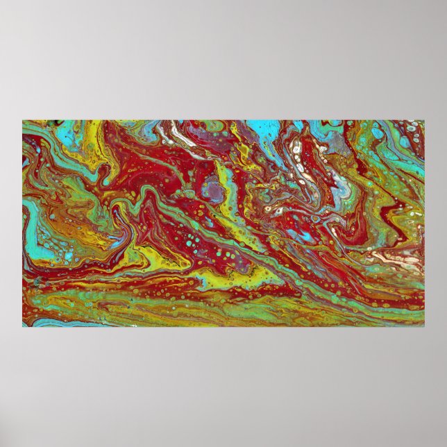 Póster Ensillar 3 Forma libre Poster psicodélico Imprimir (Frente)