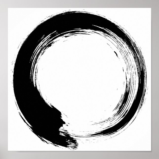 Póster Enso Zen Circle (Frente)