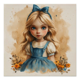 Póster Ensueño Caprichoso de Alicia: Caprichos de Wonderl