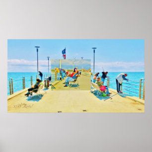Póster Ensueño del embarcadero de Marmi del dei del
