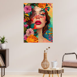 Póster Ensueño Floral
