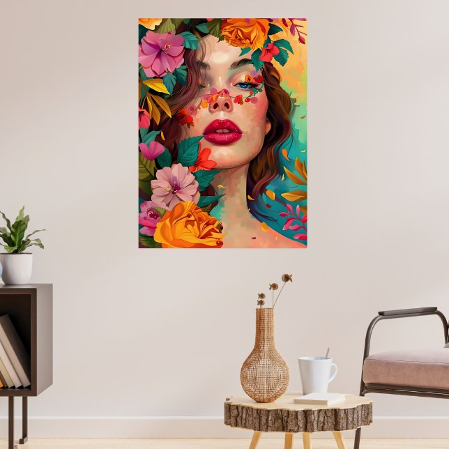 Póster Ensueño Floral (Salón 3)