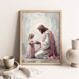 Póster Entendido y Amado, Pintura Cristiana, Jesús un
