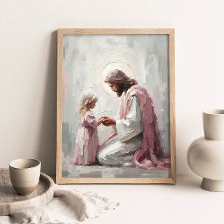 Póster Entendido y Amado, Pintura Cristiana, Jesús un