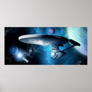 Póster Enterprise A Donde El Silencio Ha Arrendado