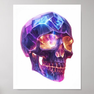 Póster Entidad de cráneo de cristal