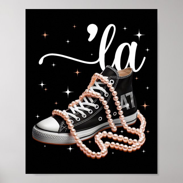 Póster Entiendo El Ignment Cute Shoes Election 2024 (Frente)