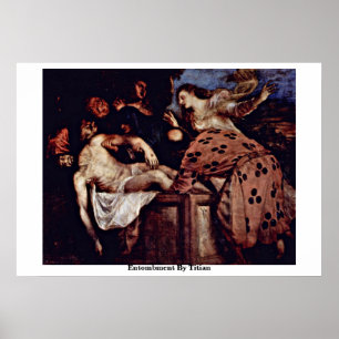 Póster Entombment De Titian