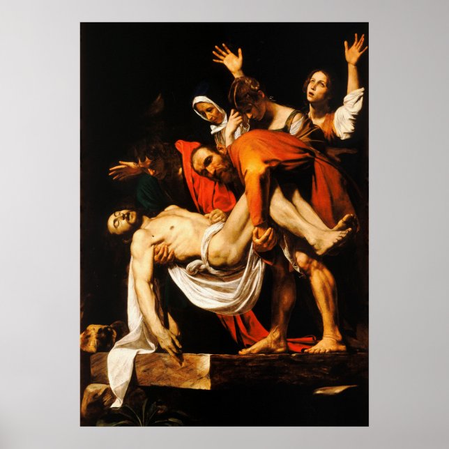 Póster Entombment of Christ - Caravaggio (Frente)