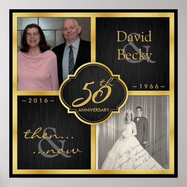 Póster Entonces y ahora 50° aniversario 2016 (Frente)