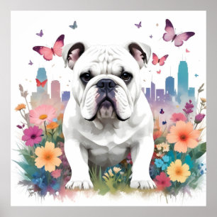 Póster Entorno natural de animales de la cosecha de Bulld