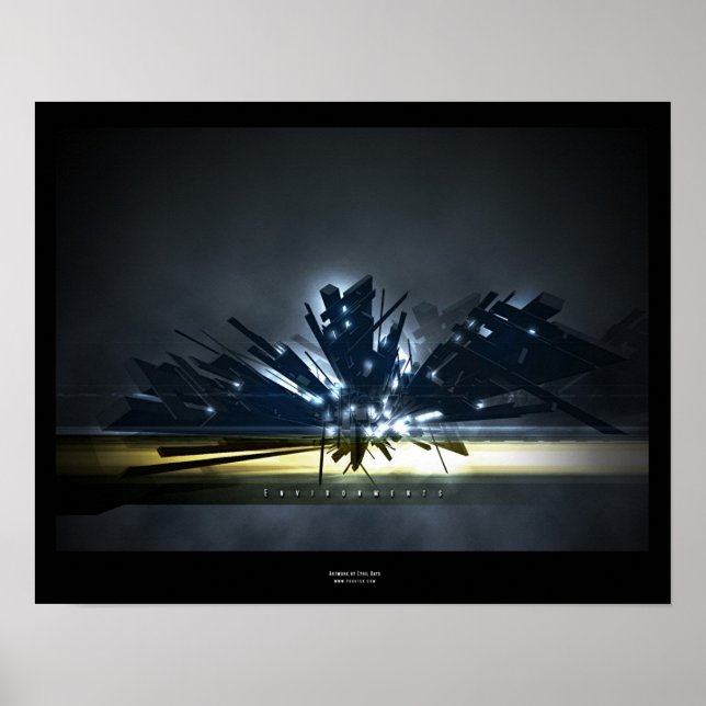 Póster Entornos (Frente)