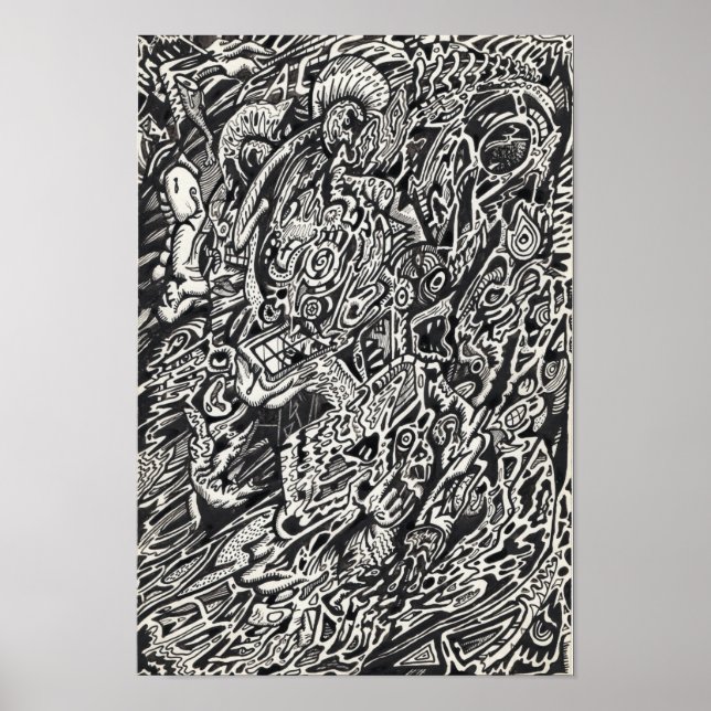 Póster Entra, El Hombre Del Micropunto (Frente)