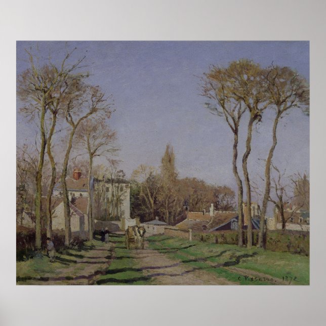 Póster Entrada a la aldea de Voisins (Frente)