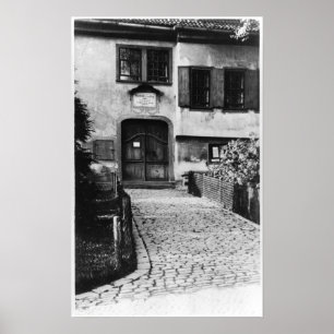 Póster Entrada a la casa de Johann Sebastian Bach