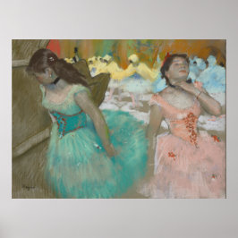 Póster Entrada a la imprenta de canvas Degas