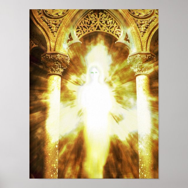 Póster Entrada a la luz espiritual (Frente)