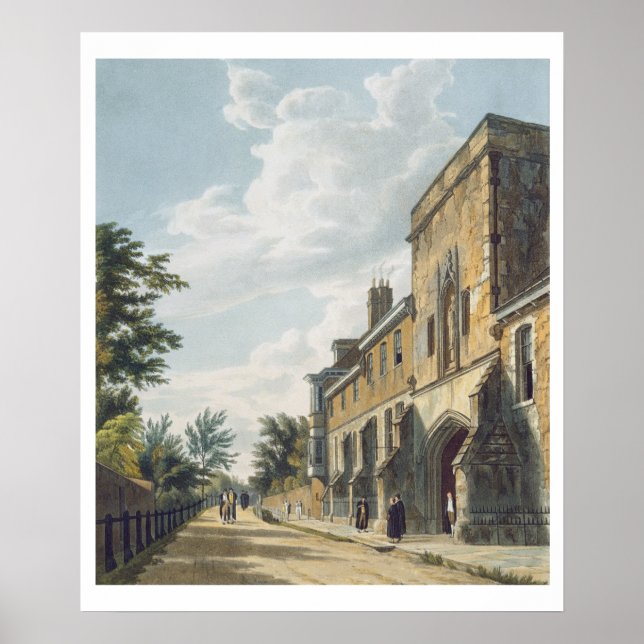 Póster Entrada a la universidad de Winchester en casa del (Frente)