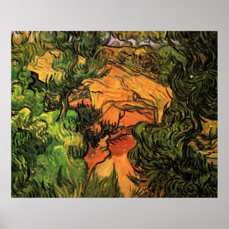 Póster Entrada a una cantera por Vincent van Gogh