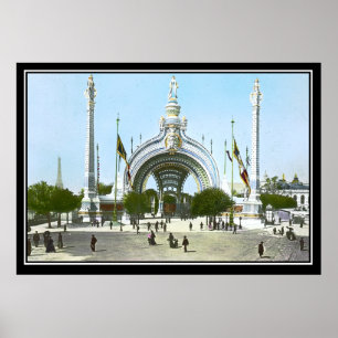 Póster Entrada al afiche de la Expo de París 1900
