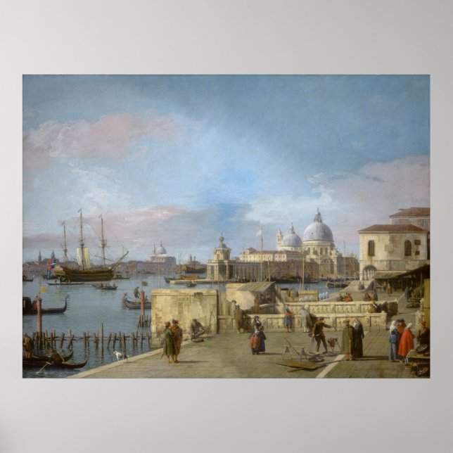 Póster Entrada al Gran Canal desde el Molo, Venecia (Frente)