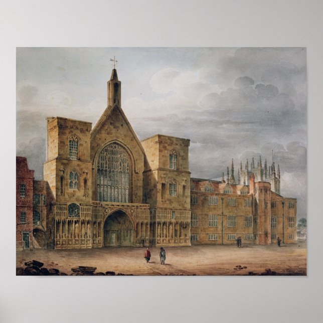 Póster Entrada al Salón Westminster, 1807 (Frente)