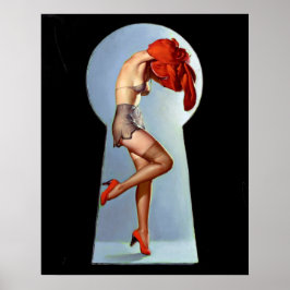 Póster Entrada de agujeros de apertura