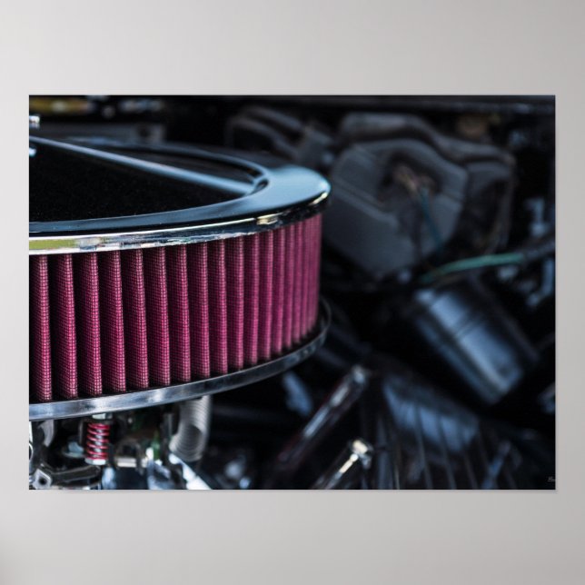 Póster Entrada de aire cromada (Frente)
