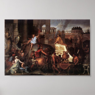 Póster Entrada de Alexander en Babilonia