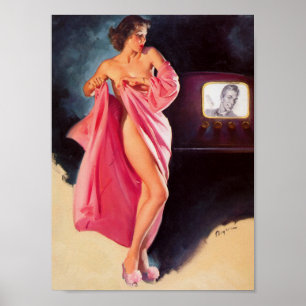 Póster Entrada de anclaje del presentador