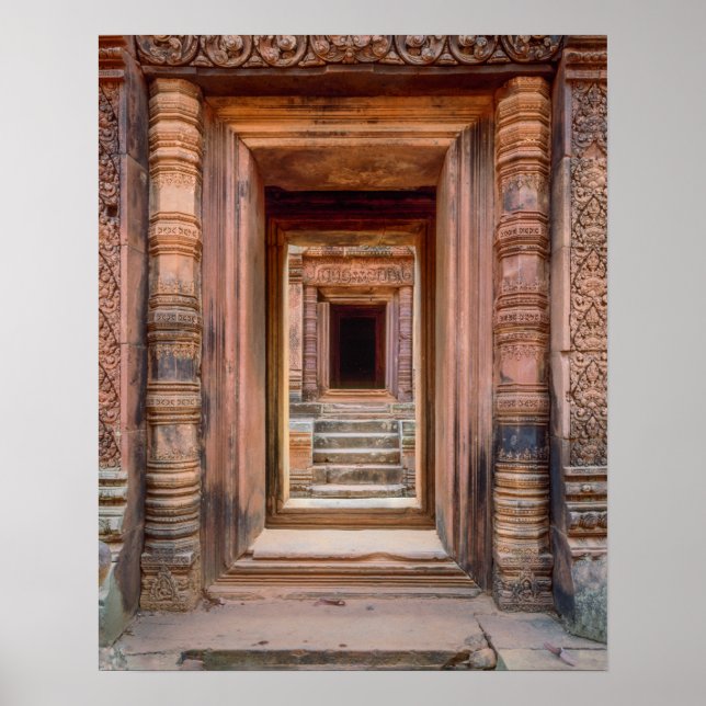 Póster Entrada de Angkor Wat, Camboya (Frente)
