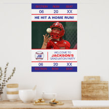 Entrada de béisbol de admisión de graduado