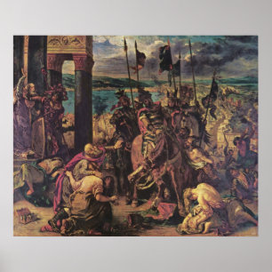 Póster Entrada de cruzados en Constantinopla