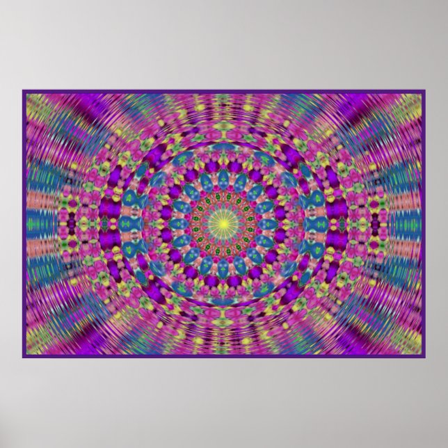 Póster Entrada de flor de montaña (Frente)