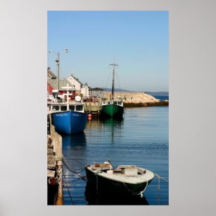 Póster Entrada de la ensenada de Peggy