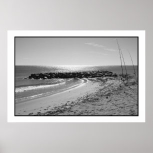 Póster Entrada de la playa de Dania