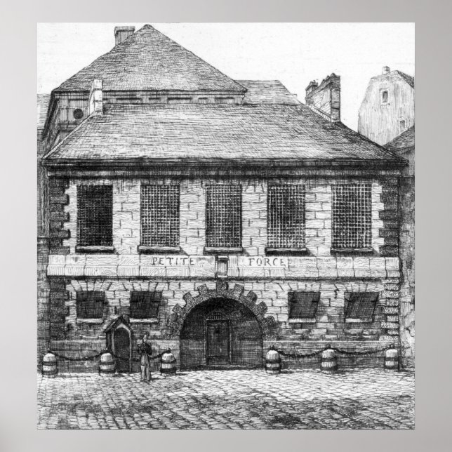 Póster Entrada de la prisión "La Petite Force" (Frente)