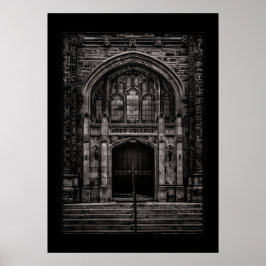 Póster Entrada de la universidad de Knox no 1 con fronter