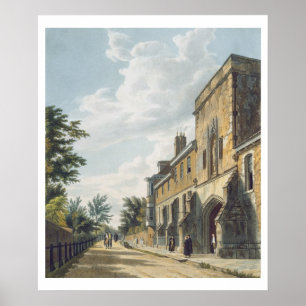 Póster Entrada de la universidad de Winchester con Hous