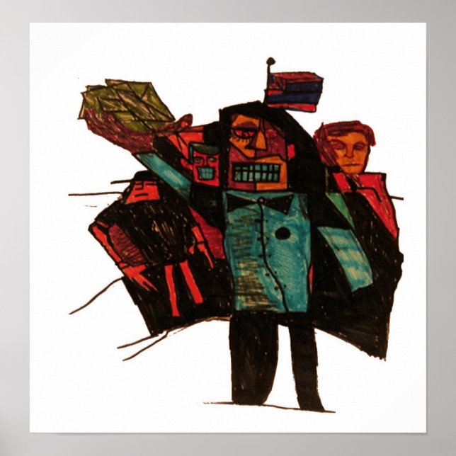 Póster entrada de lápiz criptográfica (Frente)