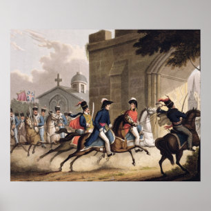 Póster Entrada de Lord Wellington a Salamanca en la