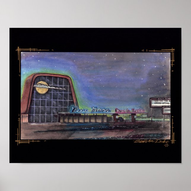 Póster entrada de luna nueva (Frente)