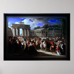 Póster Entrada de Napoleón I a Berlín por Charles Meynier