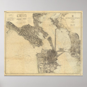 Póster Entrada de San Francisco, California