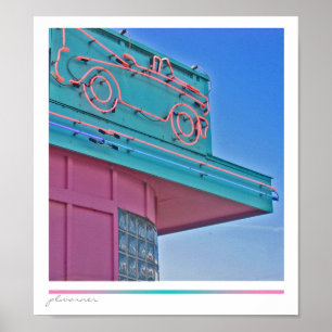 Póster Entrada de Vintage