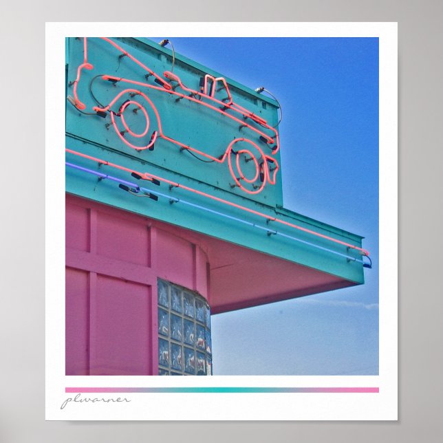 Póster Entrada de Vintage (Frente)