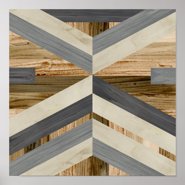 Póster Entrada geométrica (Frente)